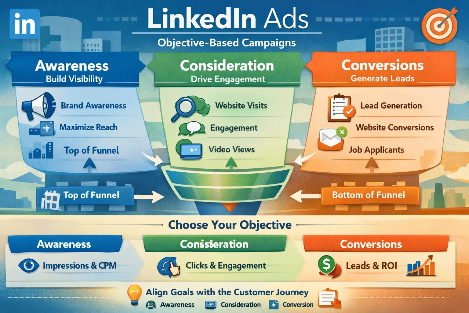 Pillar 1 — Objective‑Based Advertising in LinkedIn Ads-Optimized