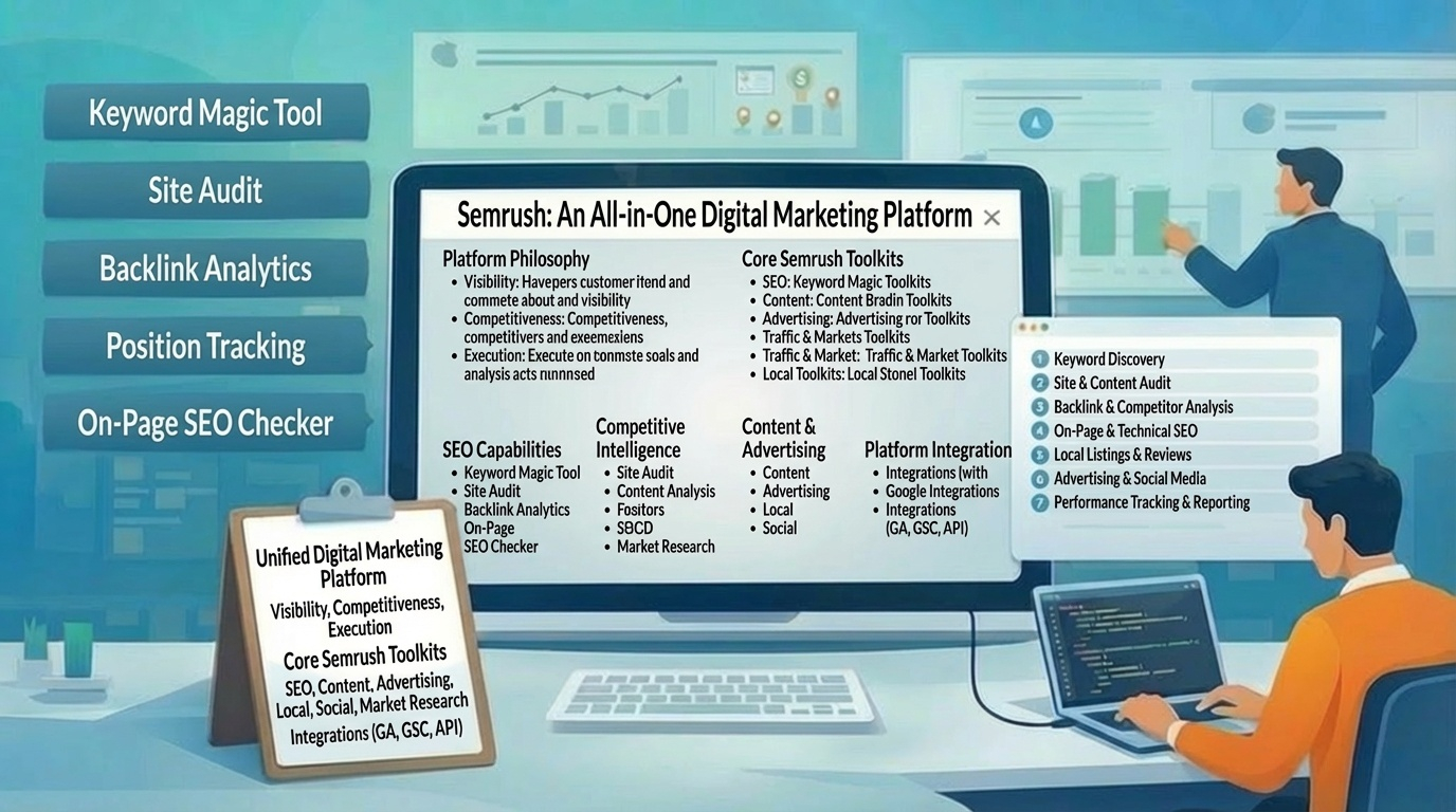 Pillar 1 — Semrush Overview & Core Toolkits