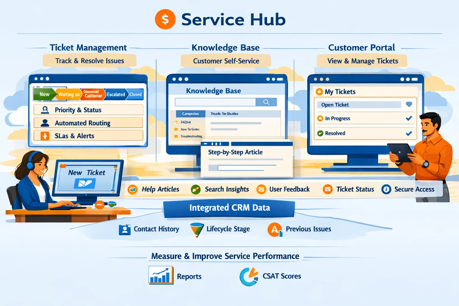 Pillar 11 — How to Use HubSpot Service Tools (Tickets, Knowledge Base, Customer Portal)-Optimized
