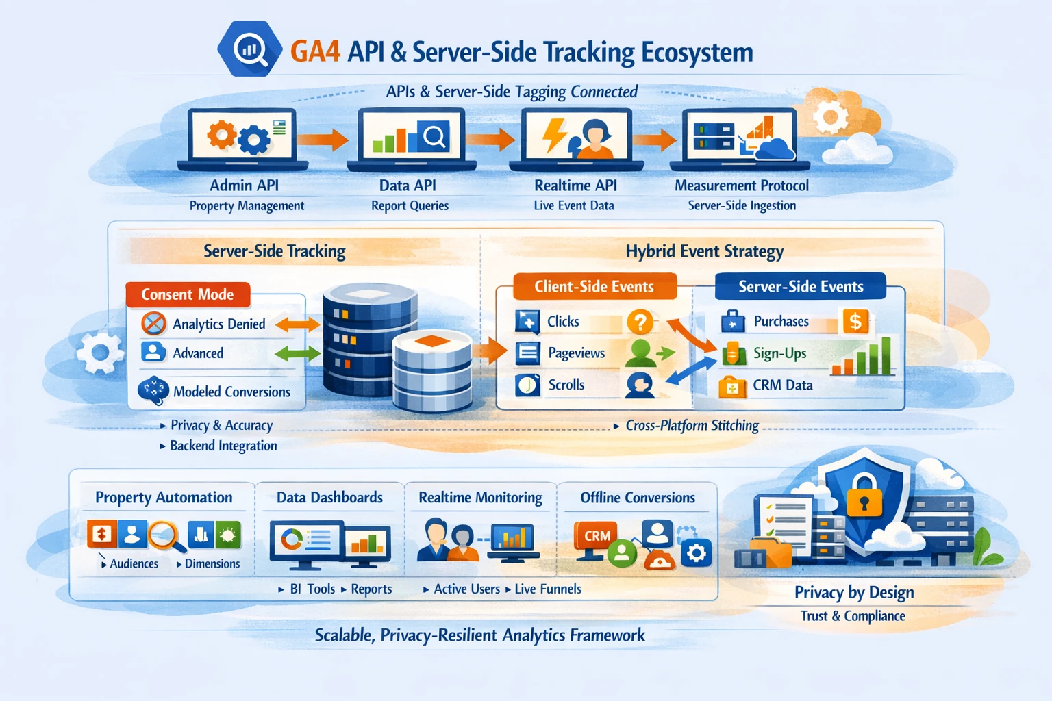 Pillar 12 GA4 API, Measurement Protocol & Server‑Side Tracking-Optimized