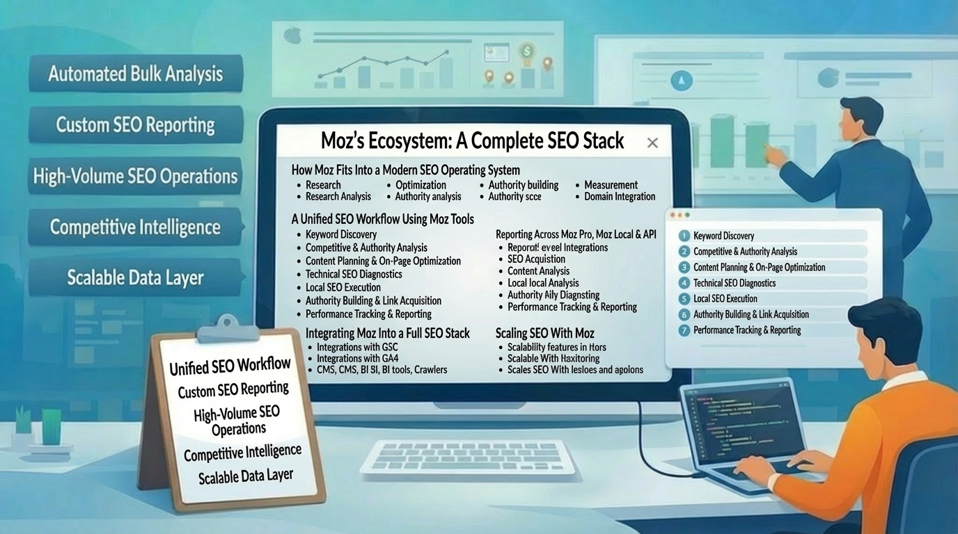 Pillar 12 — Moz SEO Workflows, Reporting & Full‑Stack Integration