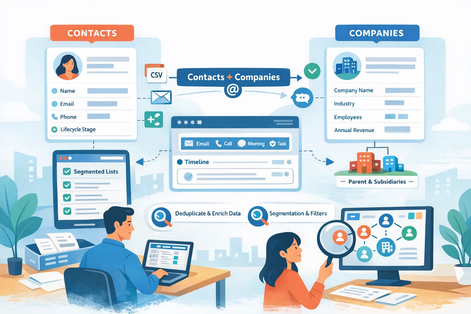 Pillar 2 — How to Use HubSpot Contacts & Companies-Optimized