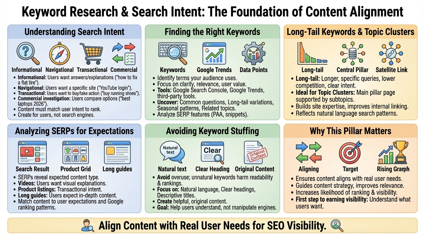Pillar 2 — Keyword Research & Search Intent (Google SEO)