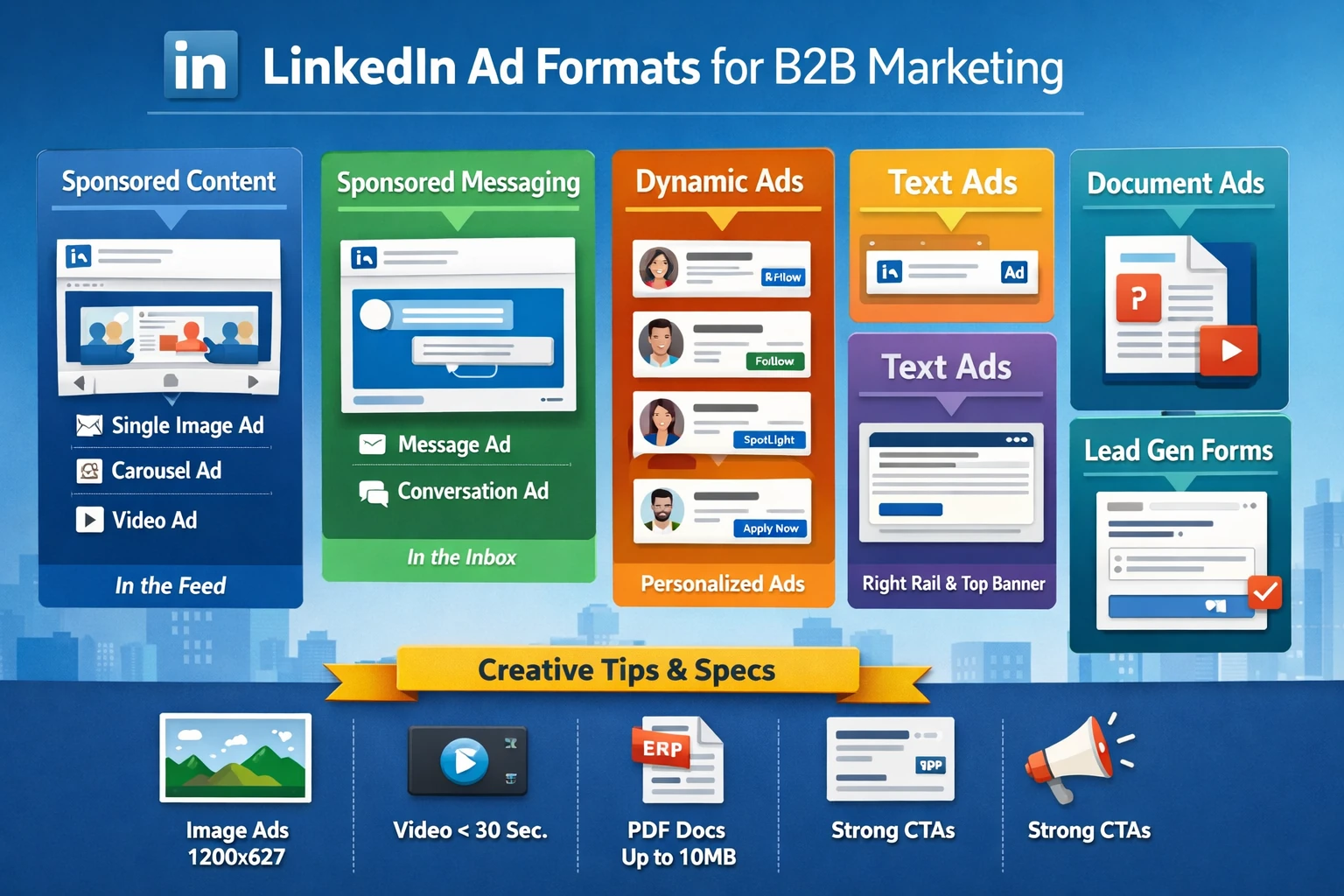 Pillar 3 — LinkedIn Ads Creative Formats & Specifications-Optimized