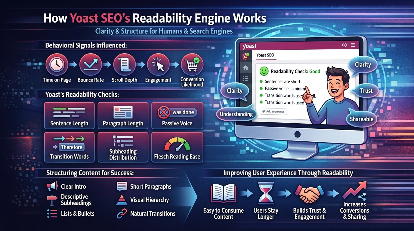 Pillar 3 — Yoast SEO Readability, Structure & User Experience Optimization
