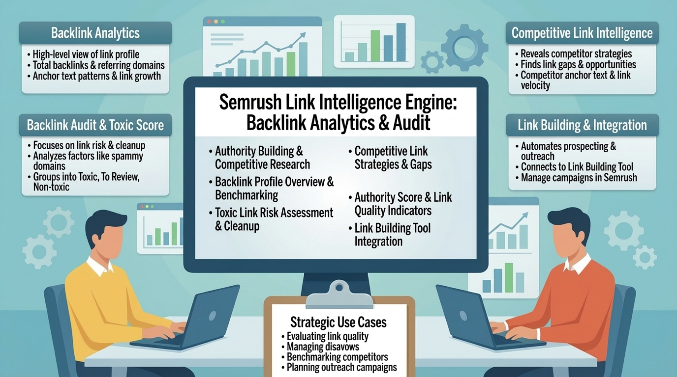 Pillar 4 — Semrush Backlink Analytics & Backlink Audit