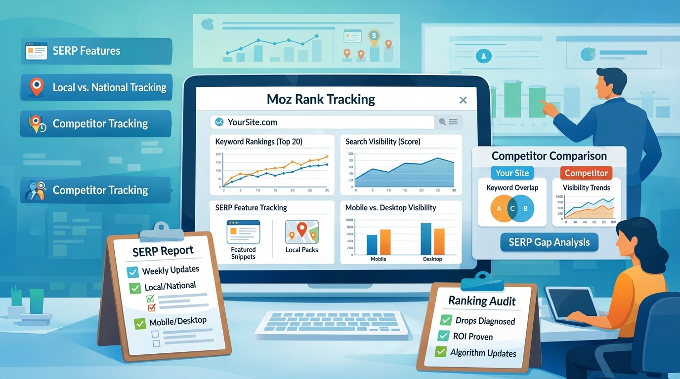 Pillar 5 — Moz Rank Tracking & SERP Monitoring