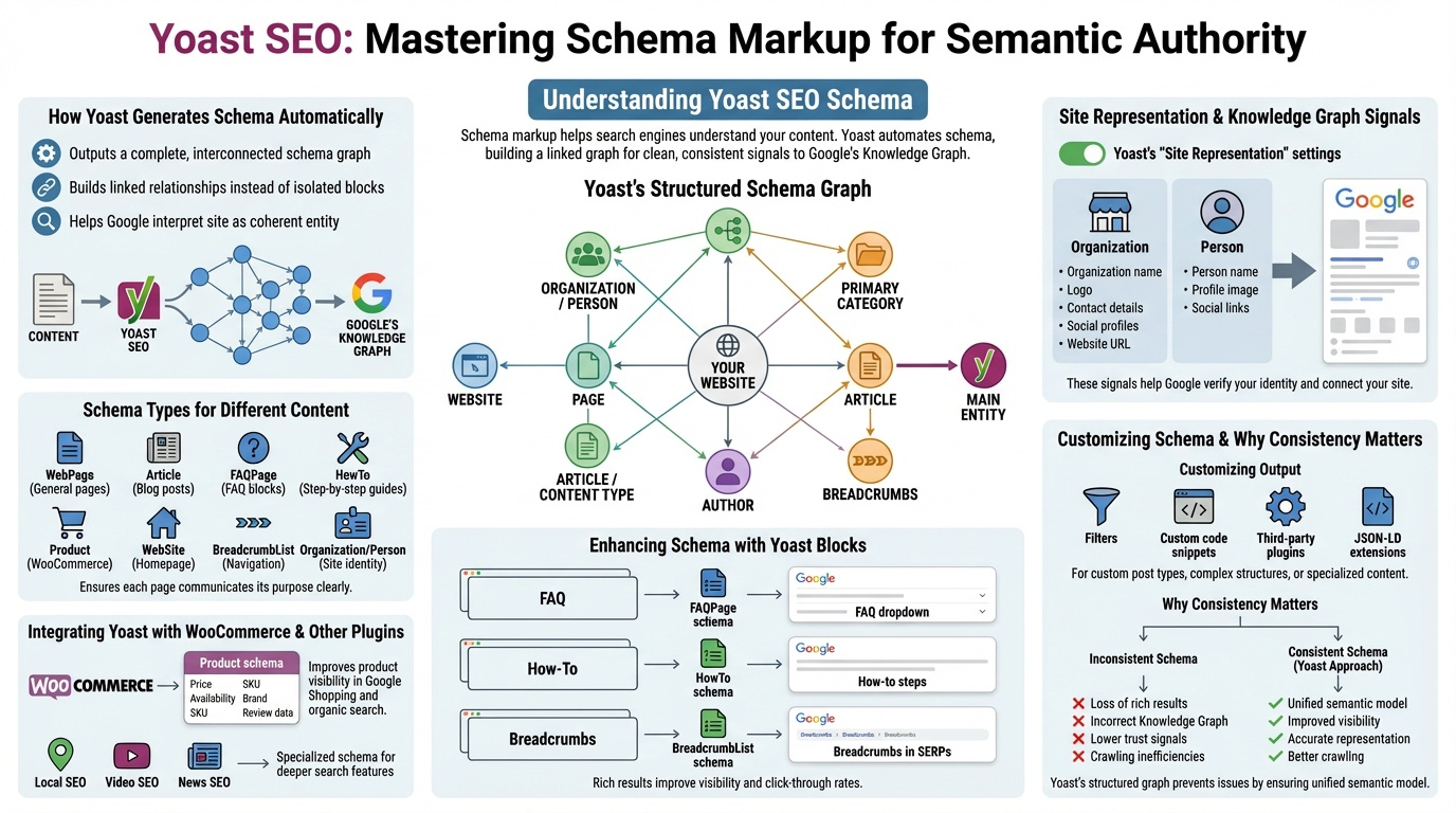 Pillar 5 — Yoast SEO Schema, Structured Data & Knowledge Graph Optimization