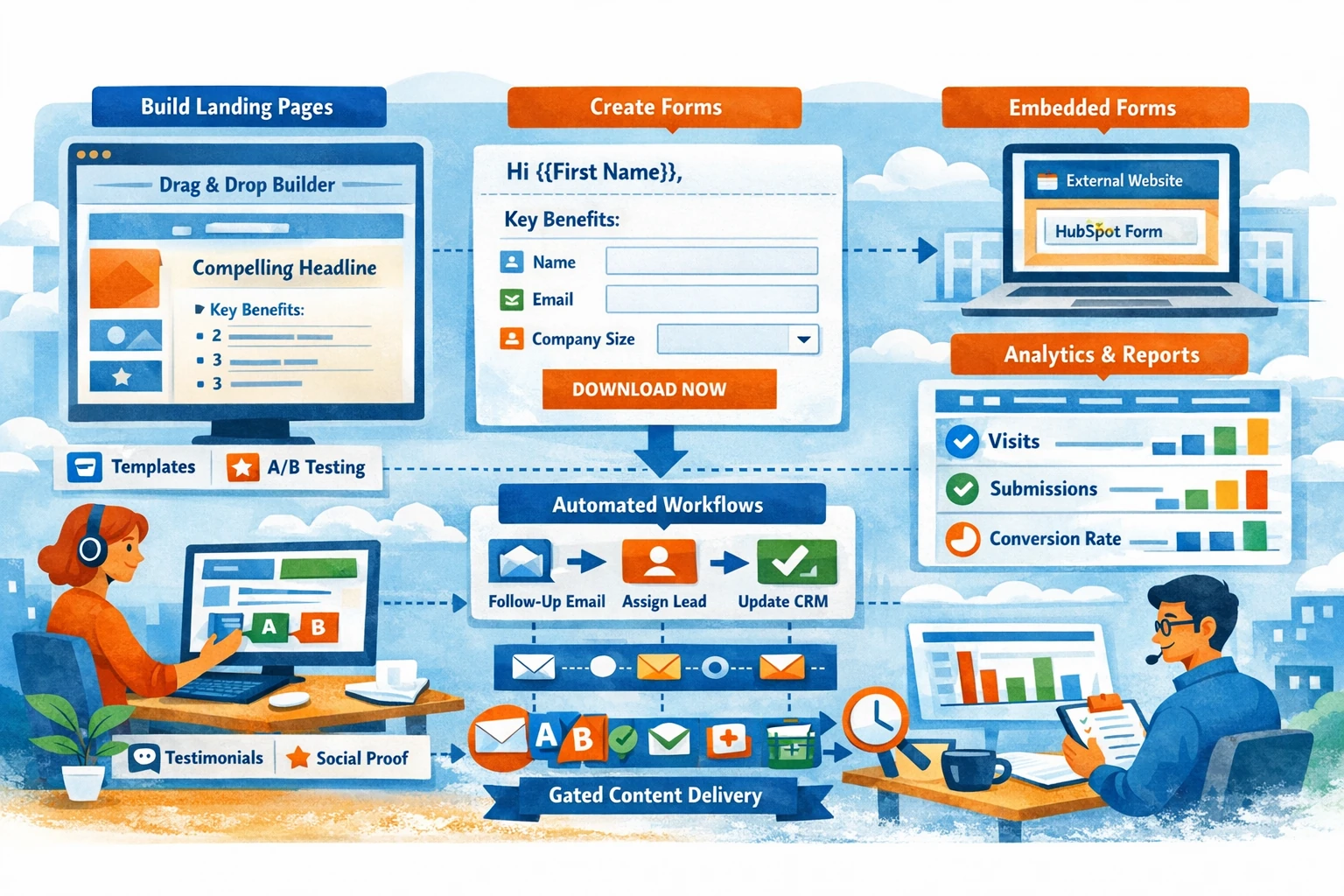 Pillar 6 — How to Use HubSpot Landing Pages & Forms-Optimized