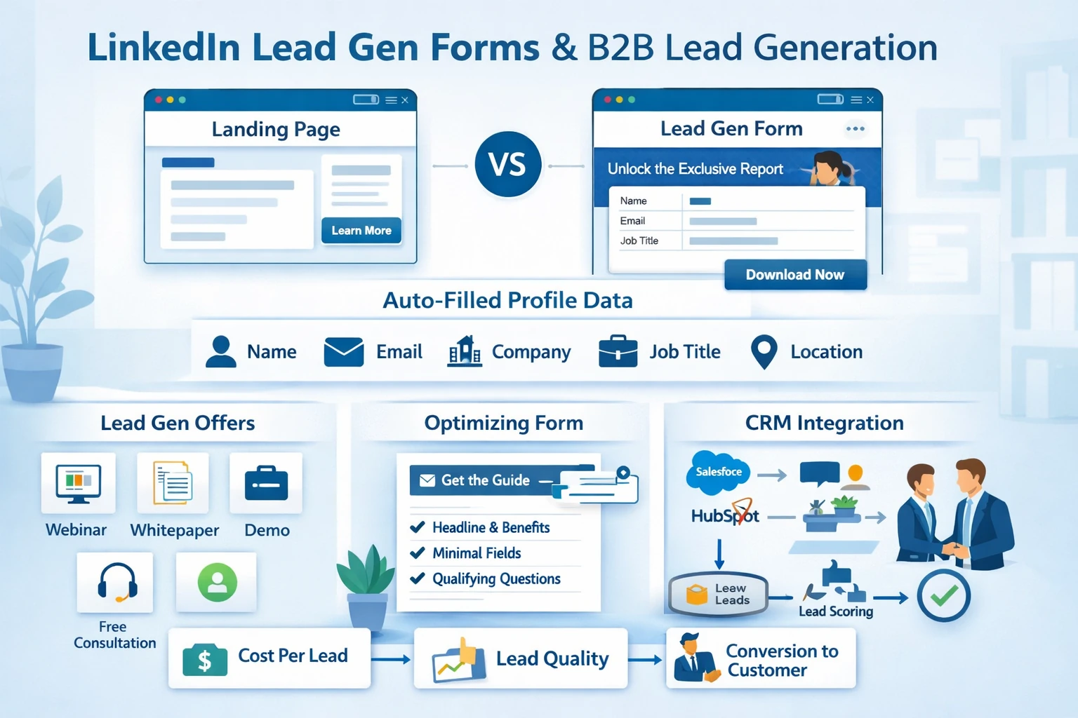 Pillar 6 — LinkedIn Ads Lead Generation & Lead Gen Forms-Optimized