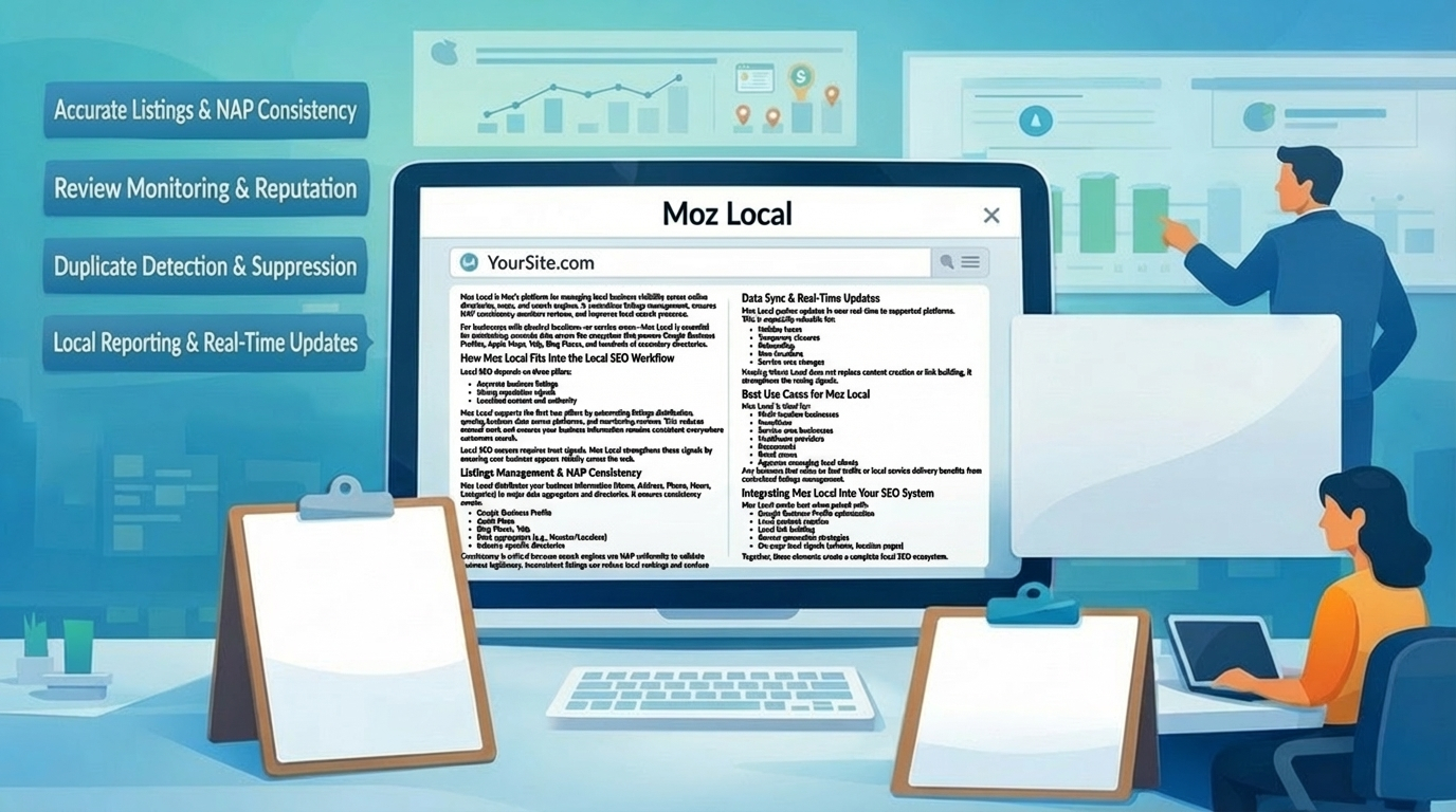 Pillar 8 — Moz Local Listings, Citations & Data Distribution