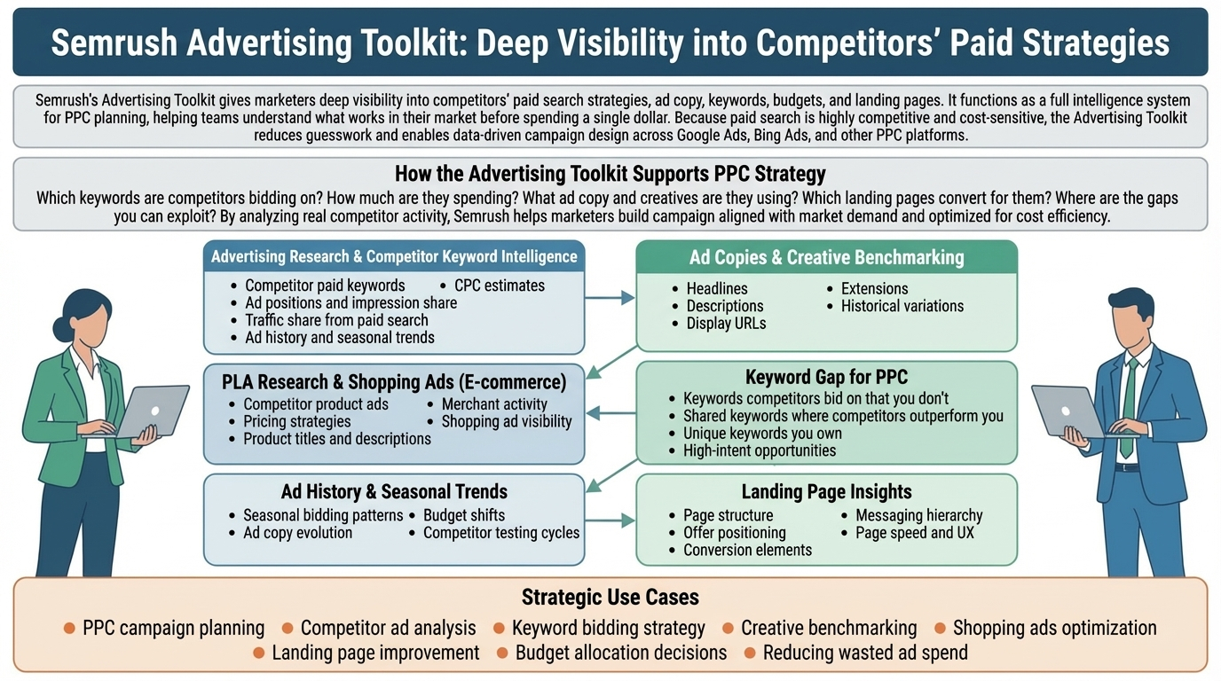 Pillar 9 — Semrush Advertising Toolkit (PPC Research & Planning)